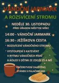 Vánoční jarmark a rozsvícení stromu